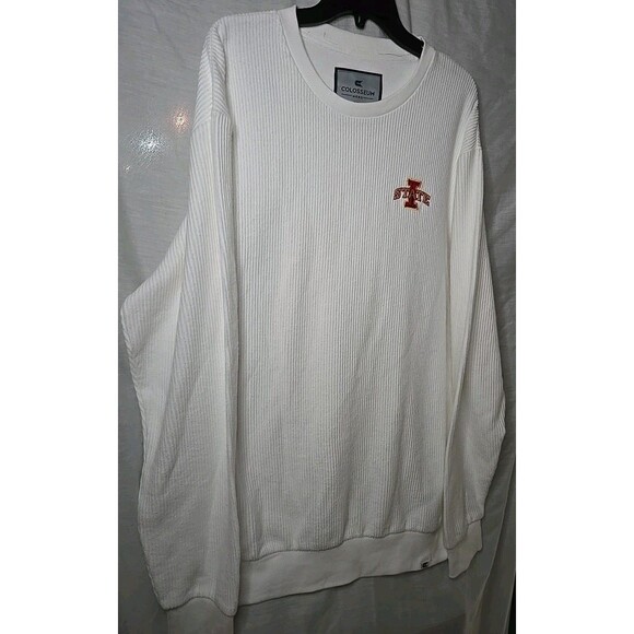 Iowa State Cyclones Colosseum Waffle Knit Thermal Shirt, Sz XL, White, 114166 - Picture 3 of 8